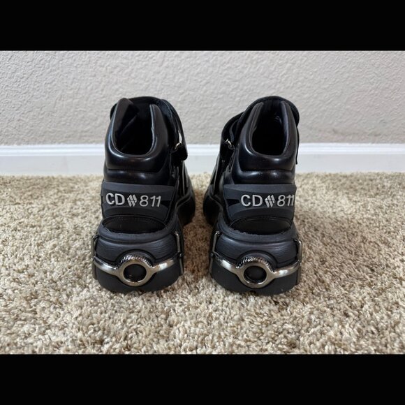 New Rock RePoshed Black NWOT Short Boots Shoes Ayustrong Aysz CD811 Metal 8 - Picture 5 of 7